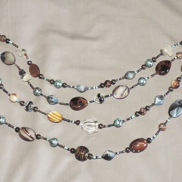 Cookie Lee 4-strand statement necklace - Picture 7 of 7